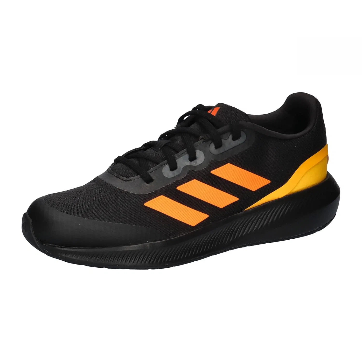 Детские кроссовки для мальчиков легкие Runfalcon 3.0k Adidas, Core Black Screaming Orange Solar Gold