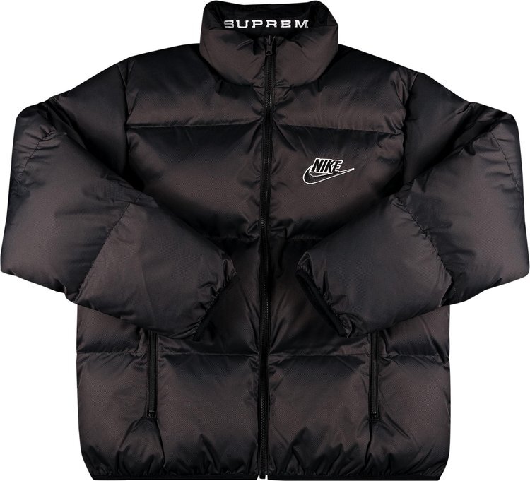 

Куртка Supreme x Nike Reversible Puffy Jacket 'Black', черный