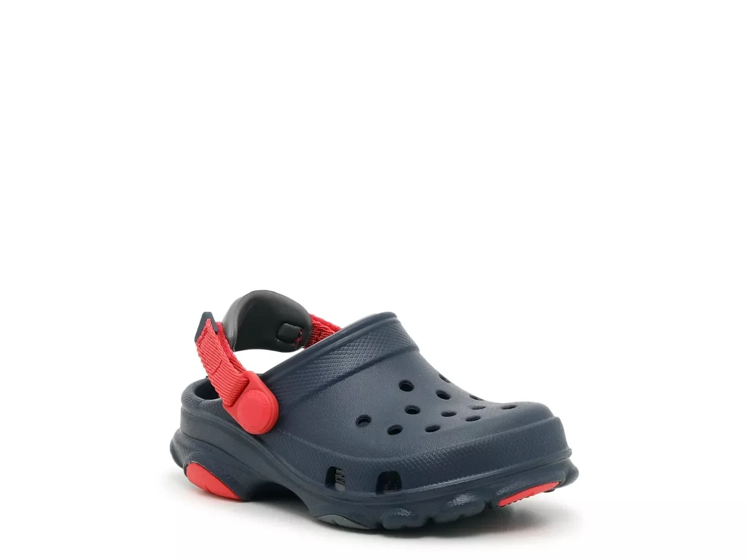 Клоги All Terrain для мальчиков, Crocs, темно-синий/красный