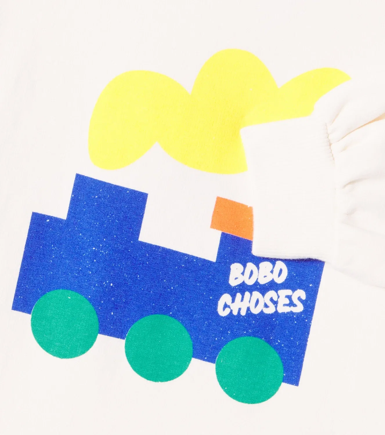 Боди с длинным рукавом Baby Bobo Choo Choo Bobo Choses, белый — фото 3