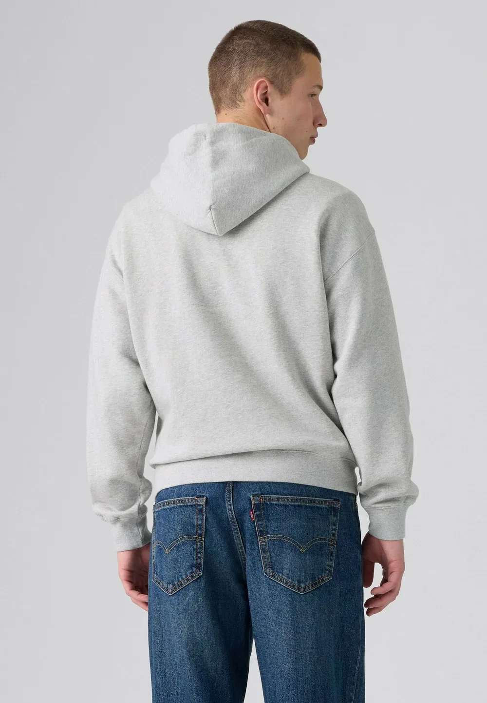 Оригинальная толстовка PO светло-серого цвета от HTR Bros Levi'S, Light Gray Htr Bros - Neutrals — фото 2