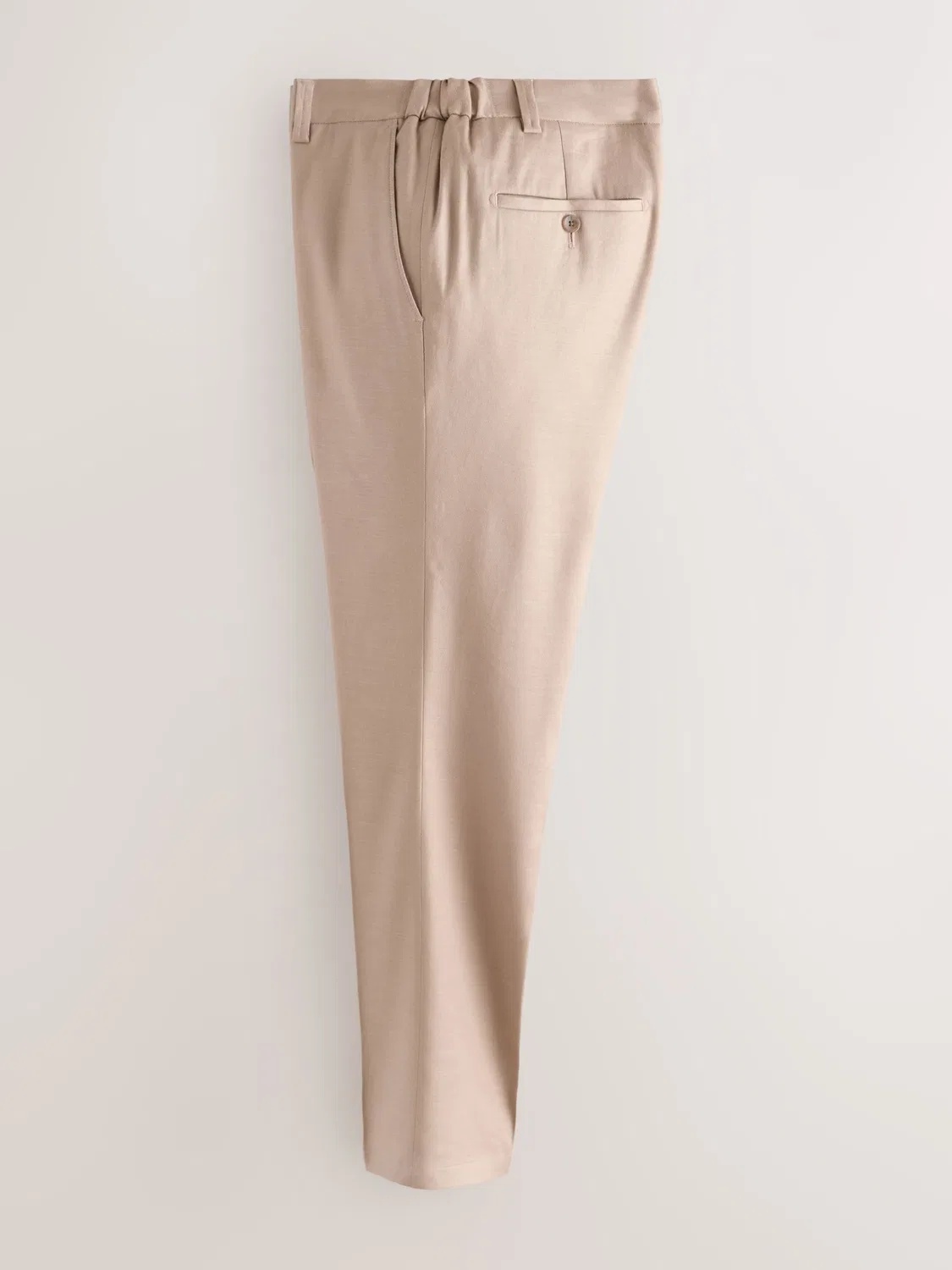 Брюки-чиносы Next Slim fit Motionflex в цвете Stone — фото 2