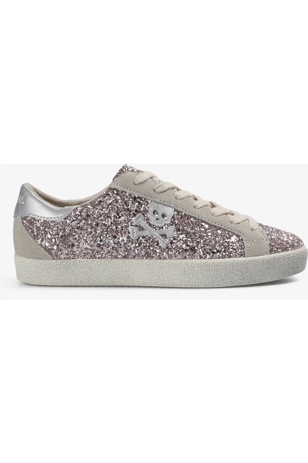 Детские кеды глиттерные на шнуровке Henry Sneakers Scalpers, Pinkglitter