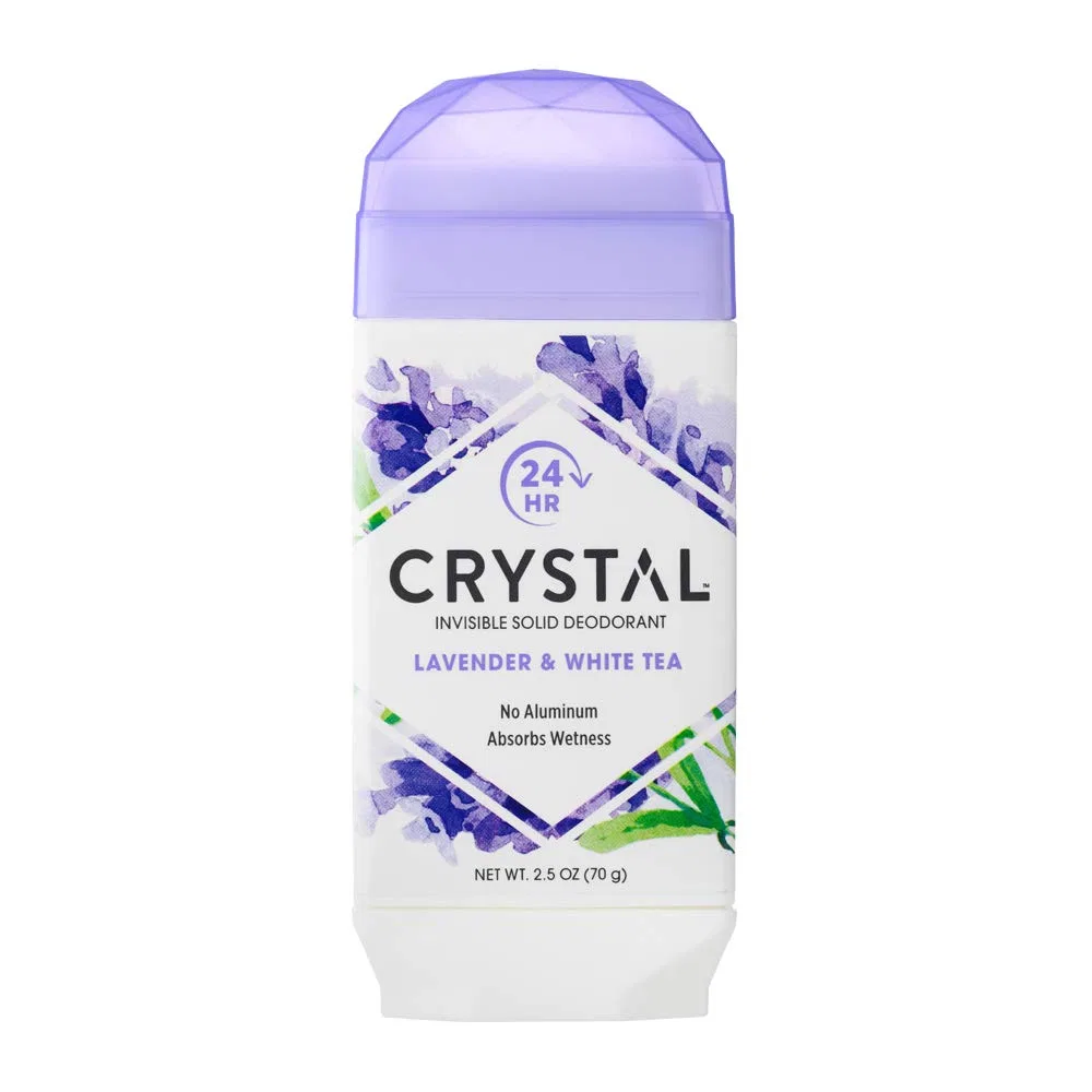 Дезодорант Crystal Essence, Лаванда и Белый чай, 70 г