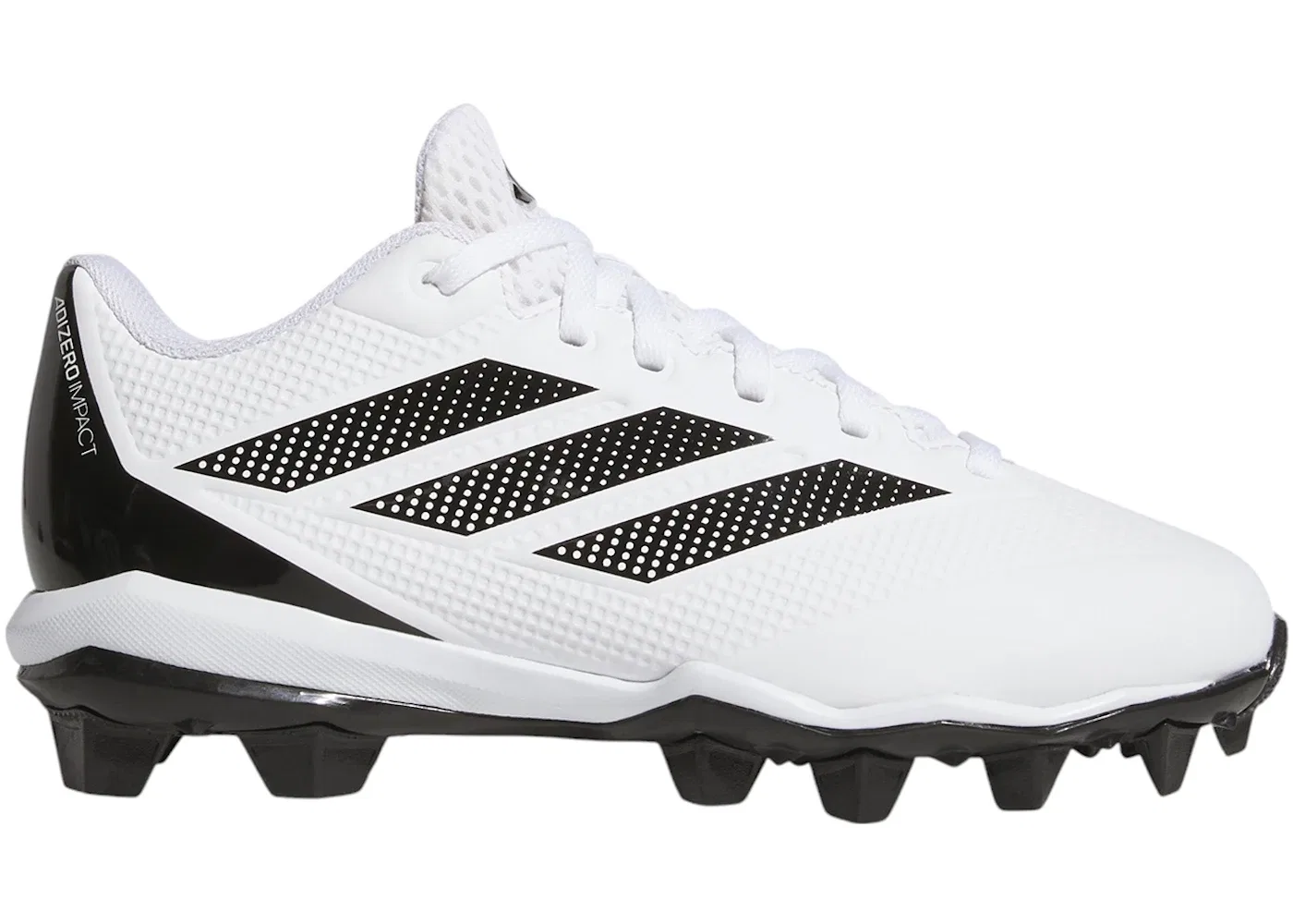 Детские бутсы Adidas Adizero Impact 2.0 Molded, Cloud White Core Black