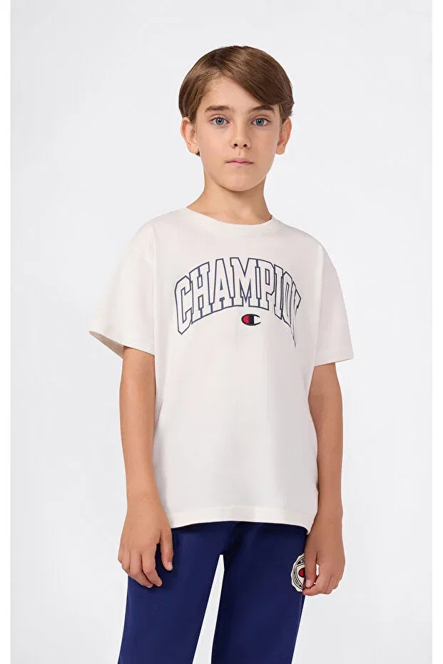 Детская футболка для девочек с принтом State of Play Short-Sleeve Tee Champion, White