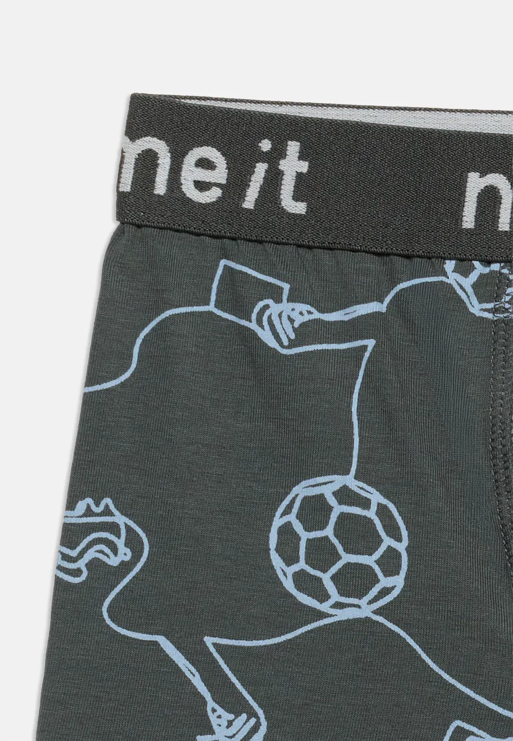 Комплект из 3 боксерских шорт Nkmboxer Kick Off Name It, Urban Chic/Vintage Indigo — фото 4