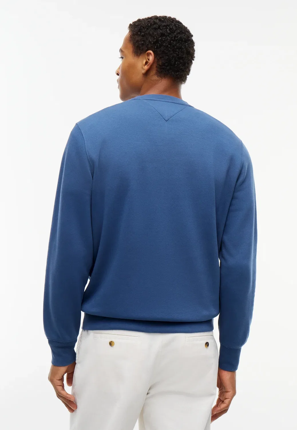 Свитер с высоким воротником и логотипом Tommy Hilfiger, Aegean Sea — фото 3