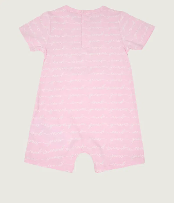 Детское боди для девочек с длинным рукавом Guess, Rosa — фото 2