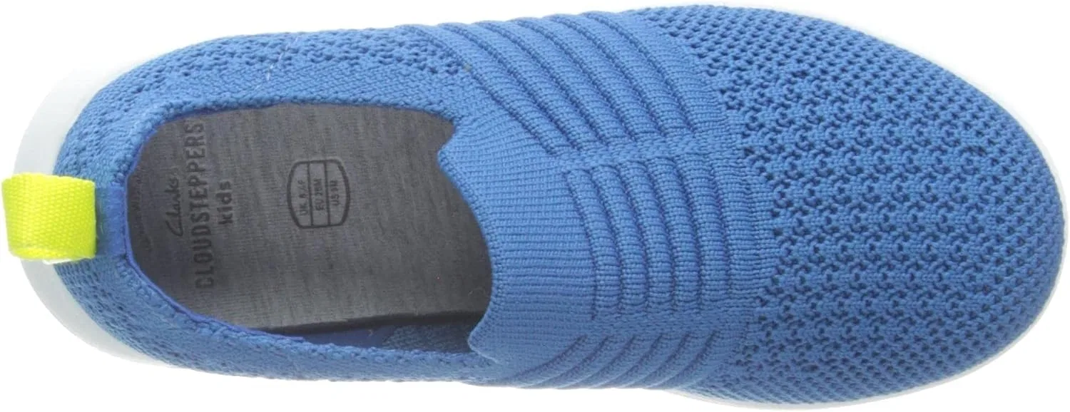Детские ботинки для девочек Clarks Girls Nova Tale Half Length, Blue Textile — фото 3