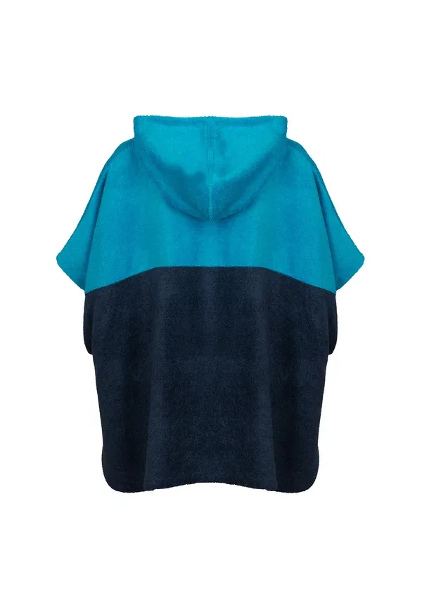 Пончо из полиэстера Kvalvika Surf Poncho Trollkids Vivid Blue, ярко-синий — фото 2