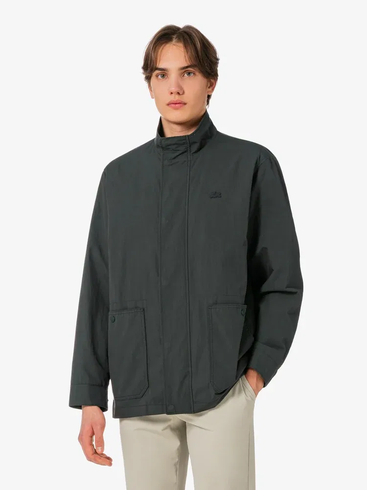 Куртка с высоким воротником LACOSTE, Gray — фото 4