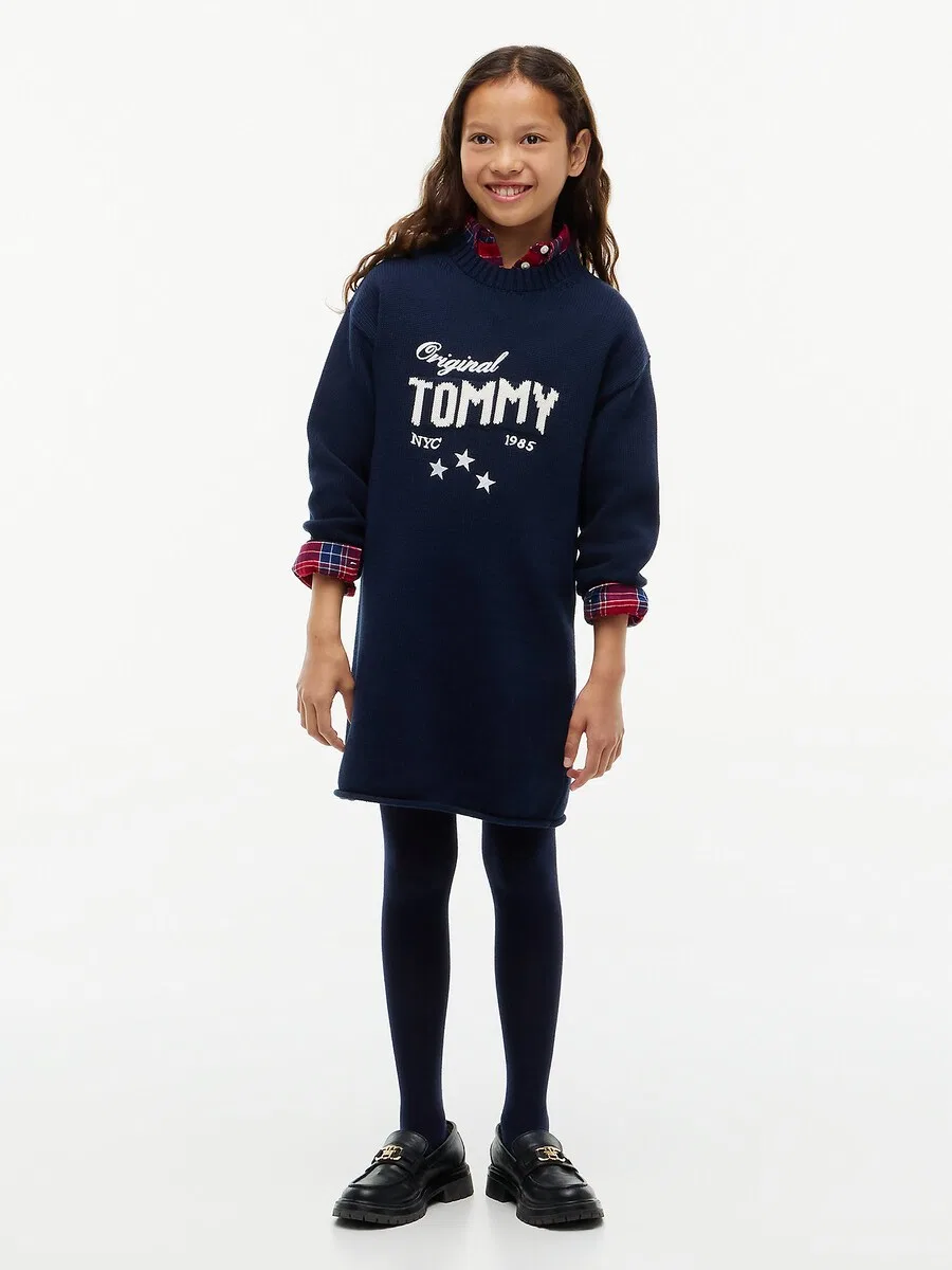 Платье TOMMY HILFIGER цвета морской волны — фото 2