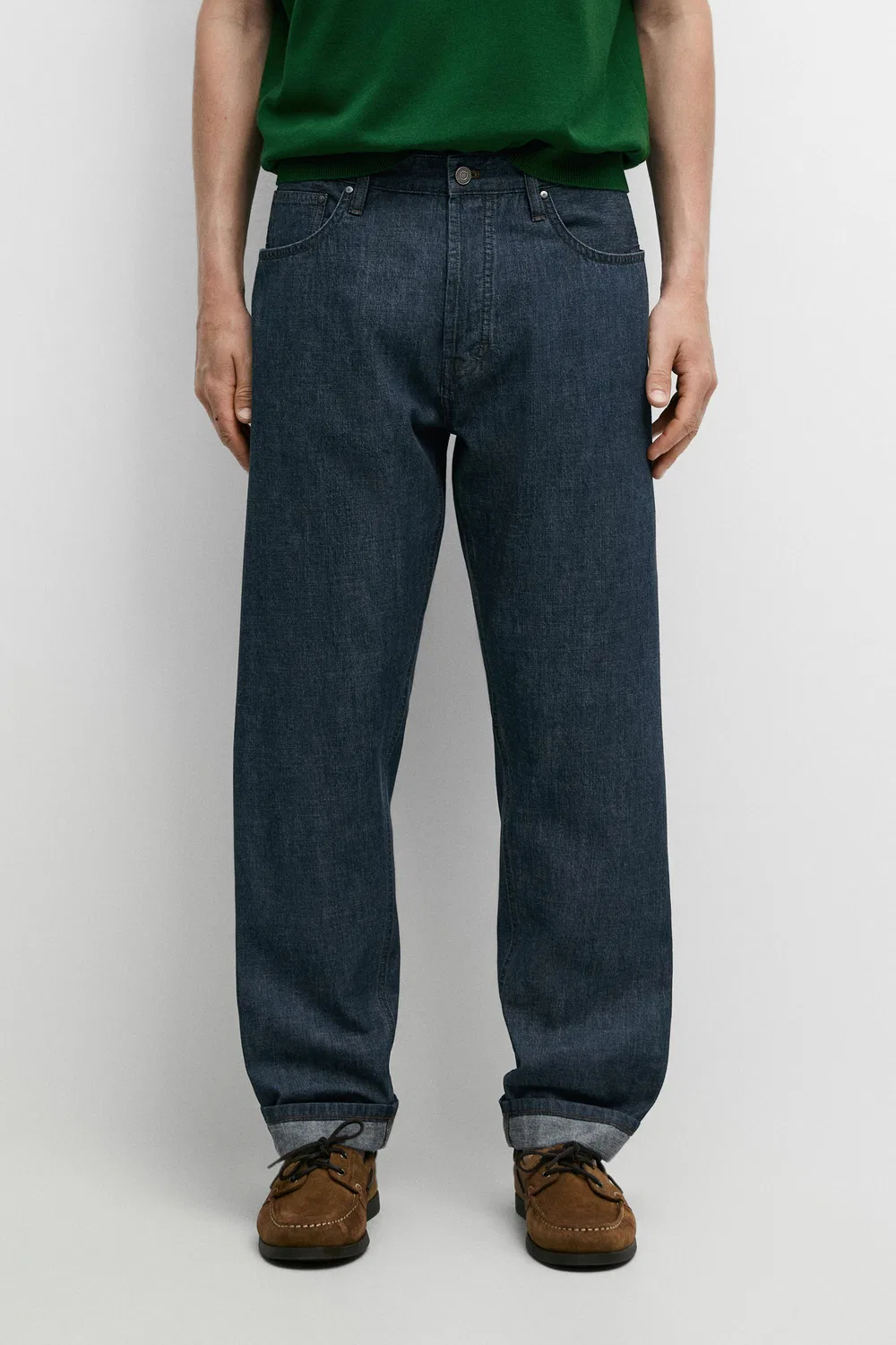 Джинсы Massimo Dutti Selvedge Fit, индиго