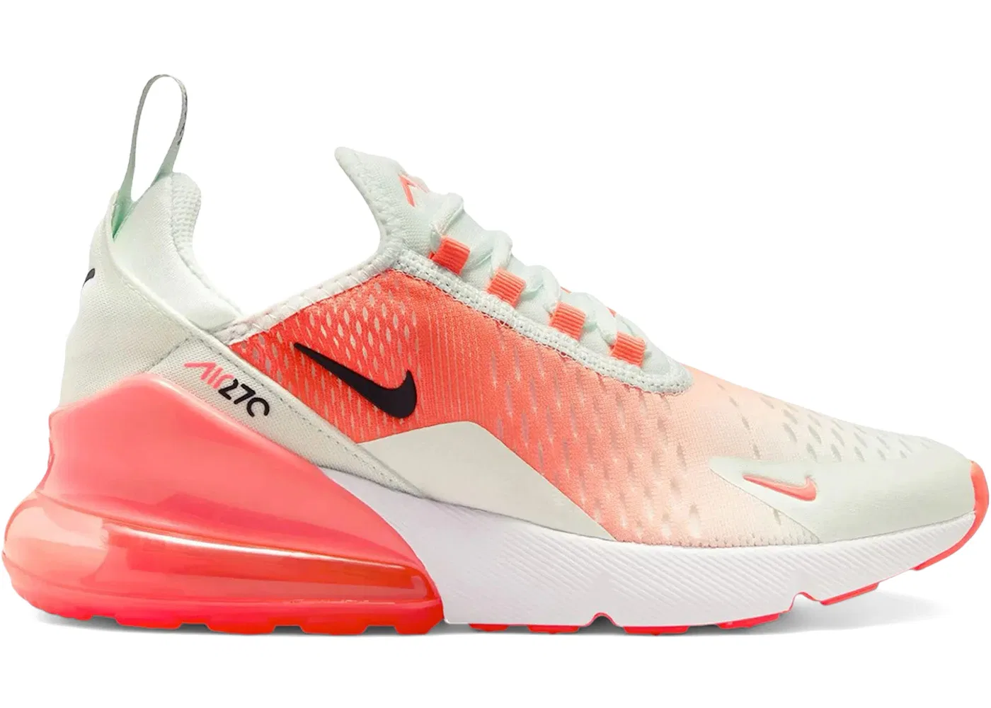Детские кроссовки Lifestyle с амортизацией Nike Air Max 270, Barely Green/Hot Lava/Black