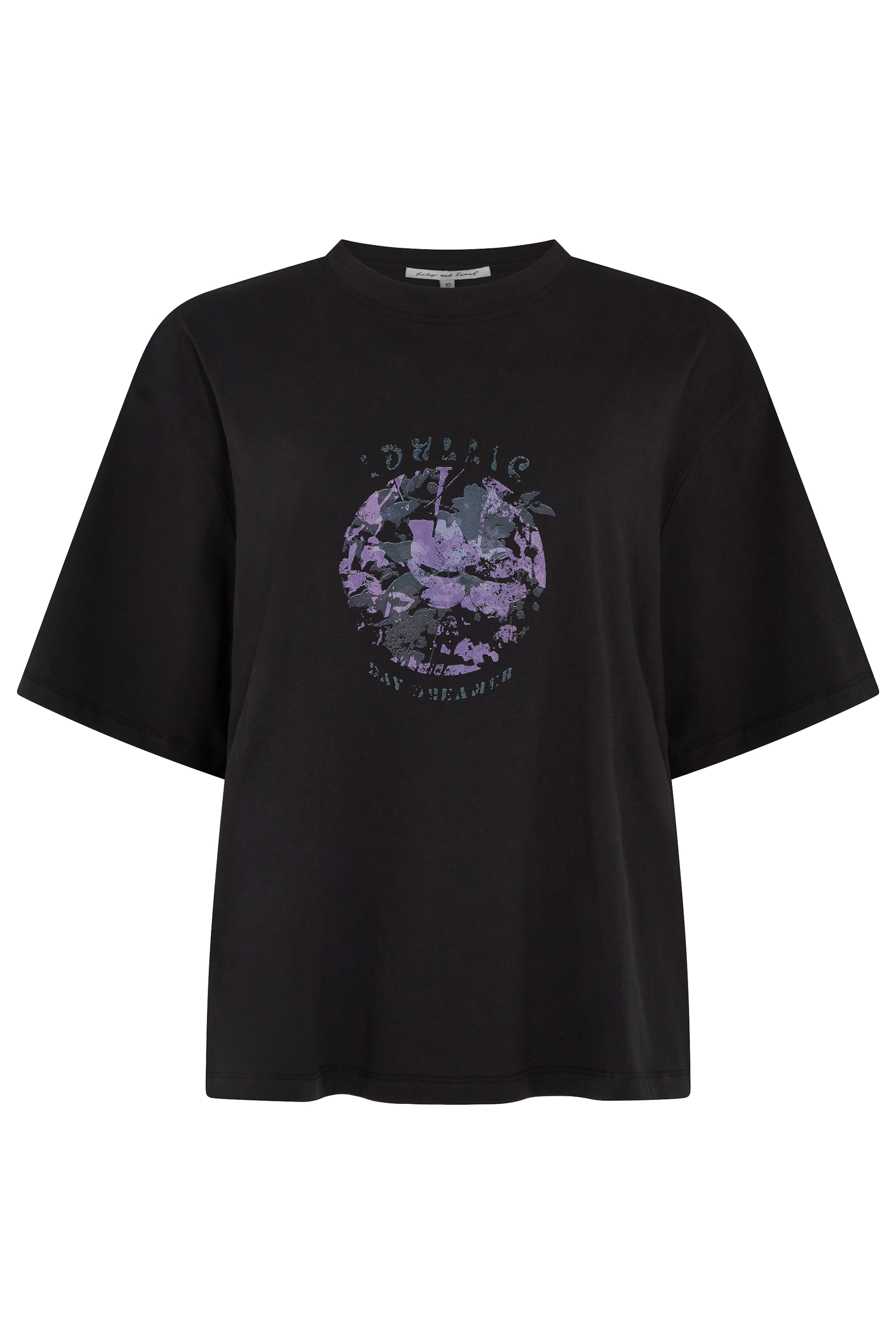 

Lily and lionel Футболка 'Edie Graphic Tee' в цвете Anthracite