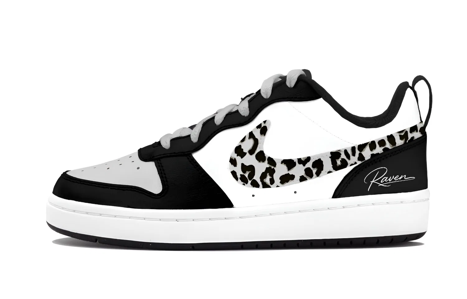 Детские кроссовки для скейтбординга с модельным названием Dunk Kids' Skateboarding Shoes, Nike, Black Gray