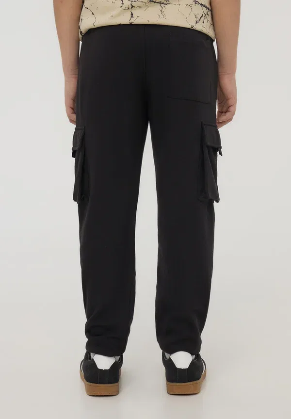 Брюки хлопковые Cargo trousers Terranova, черный — фото 3