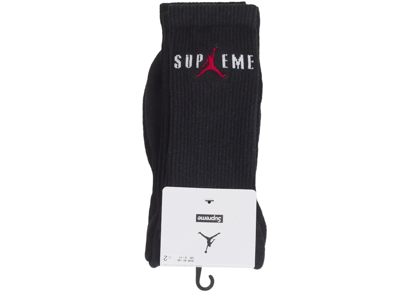 Детские носки Supreme Jordan Crew Socks Black, Black