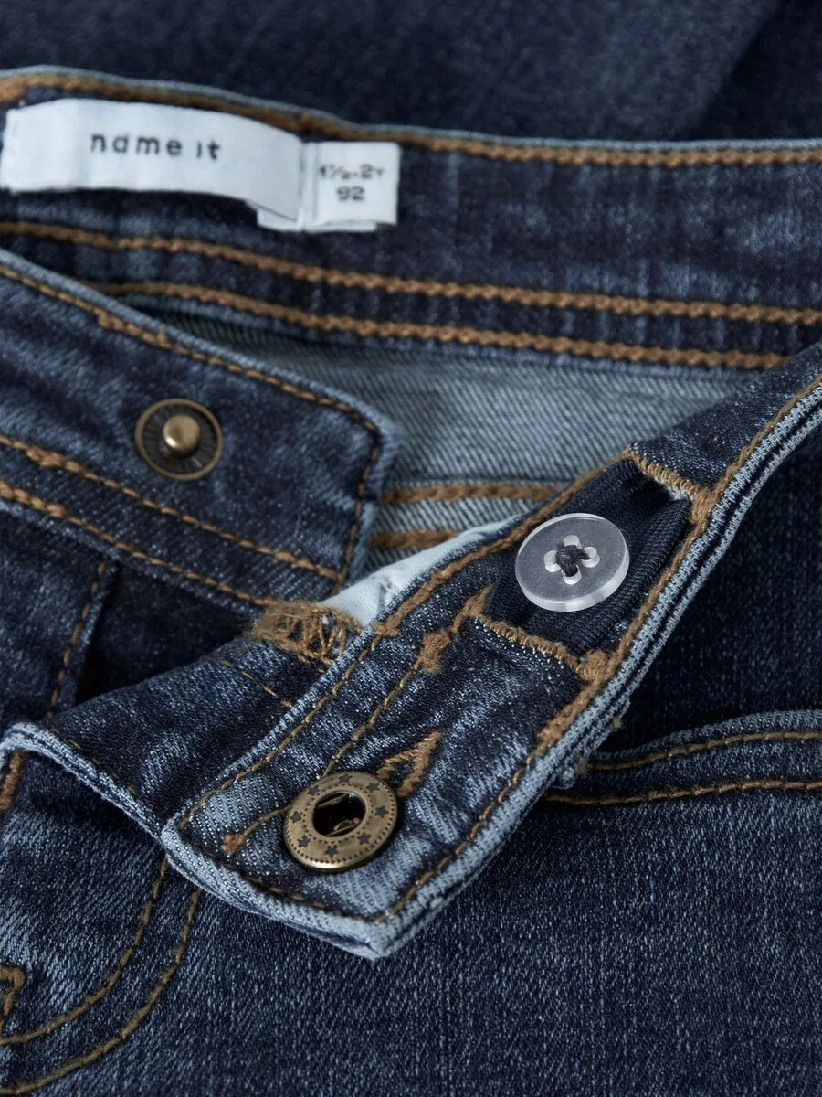 Джинсы NAME IT Slim fit 'NMMSILAS' темно-синего цвета — фото 4