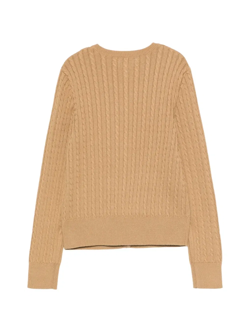 Вязаный кардиган с косами Polo Bear POLO RALPH LAUREN KIDS, бежевый — фото 2