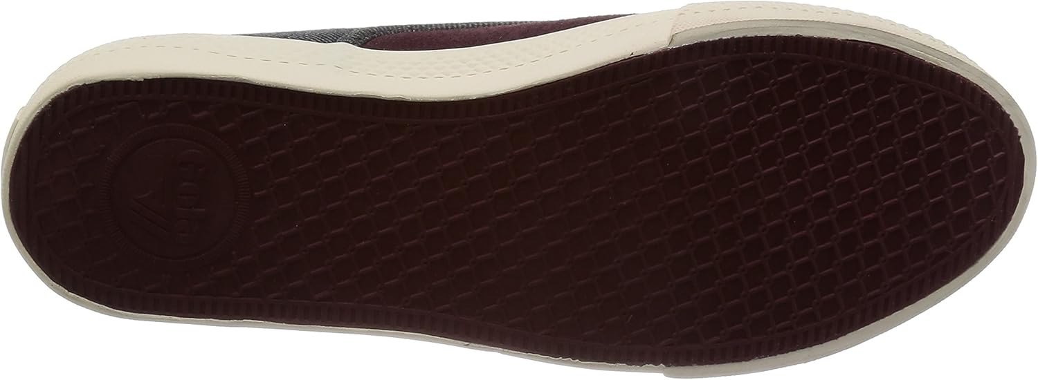 Мужские модные кроссовки Gola Falcon из твида, серый/бордовый — фото 4