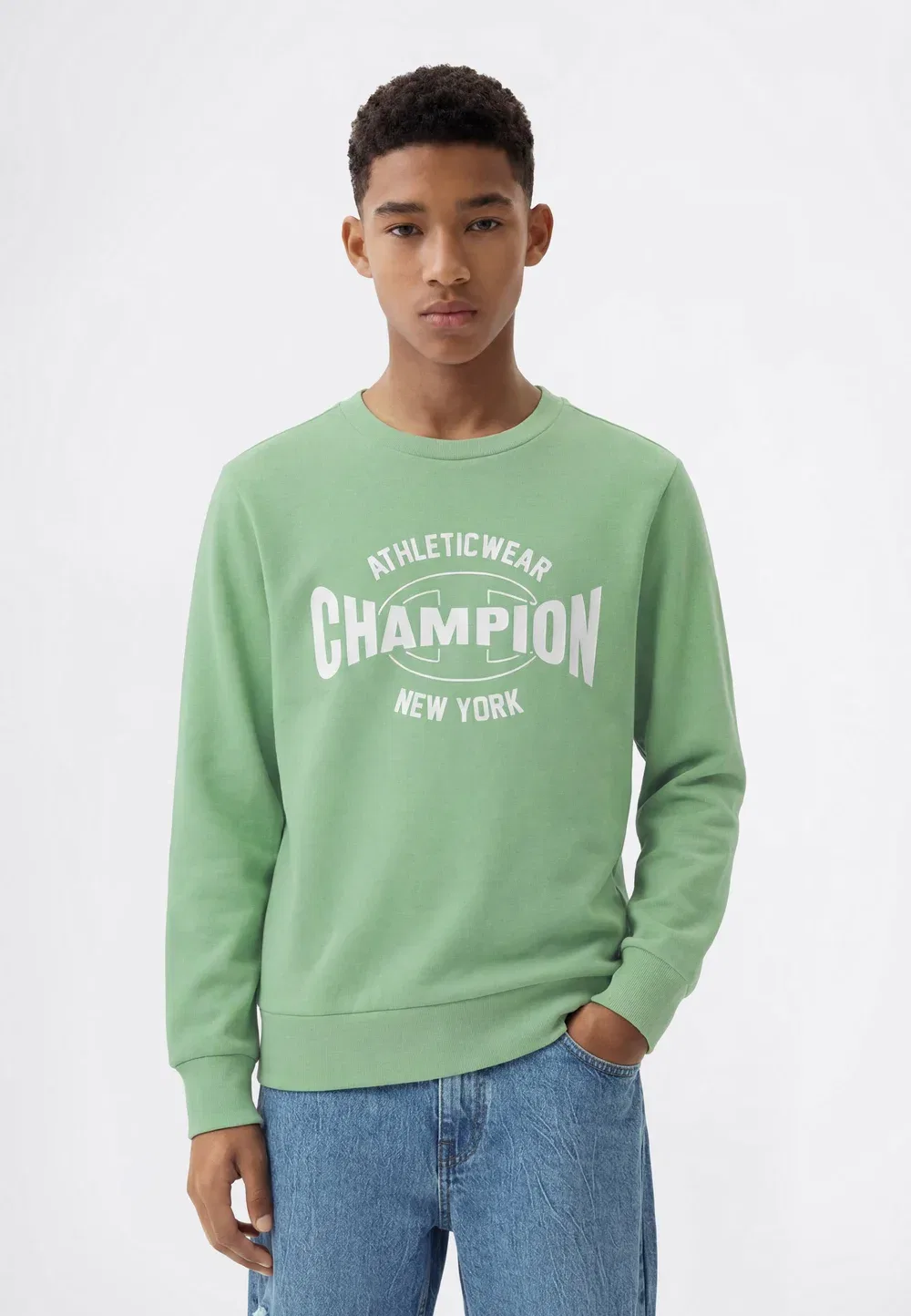 Стандартный крой - толстовка Champion, Green
