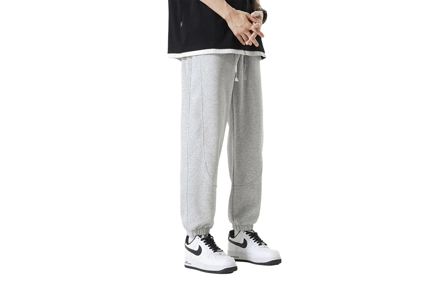 Детские штаны повседневные с манжетами BALENO, Heather Gray
