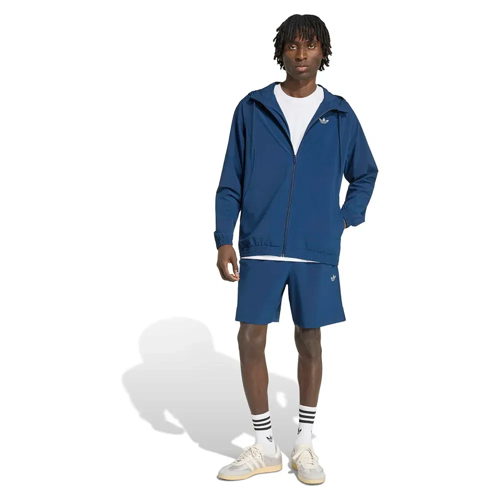Мужские шорты с принтом Tech Trefoil Essentials Adidas Originals, Blue — фото 3