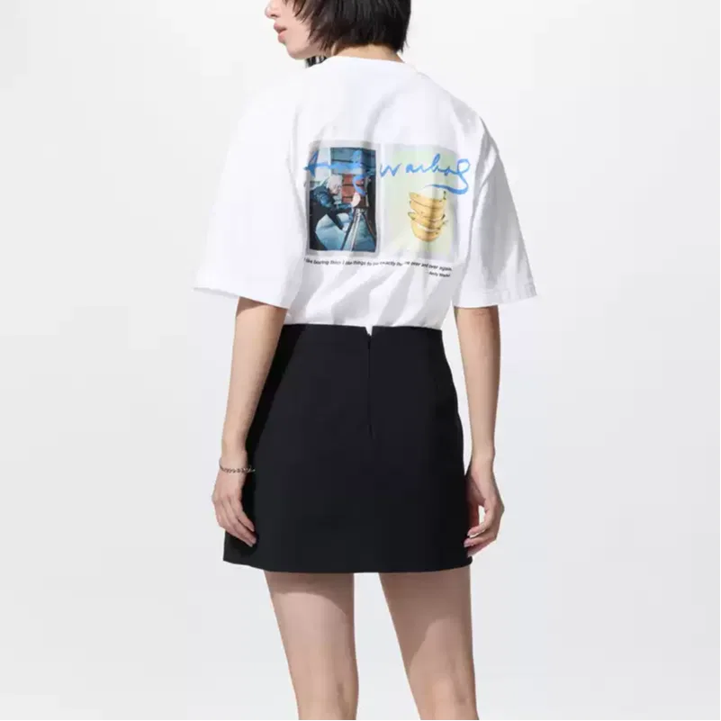 Унисекс футболка с принтом UNIQLO x Andy Warhol, White — фото 4