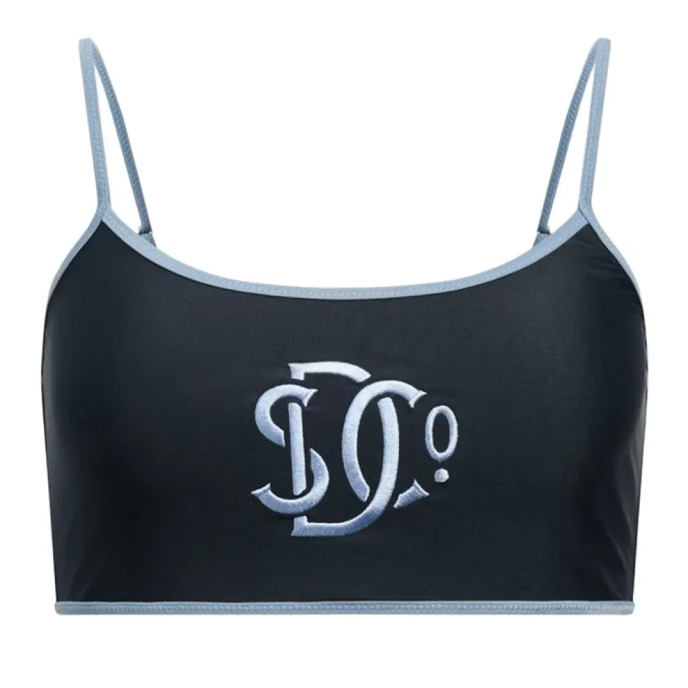 Топ бикини Contrast Bralette Superdry, черный