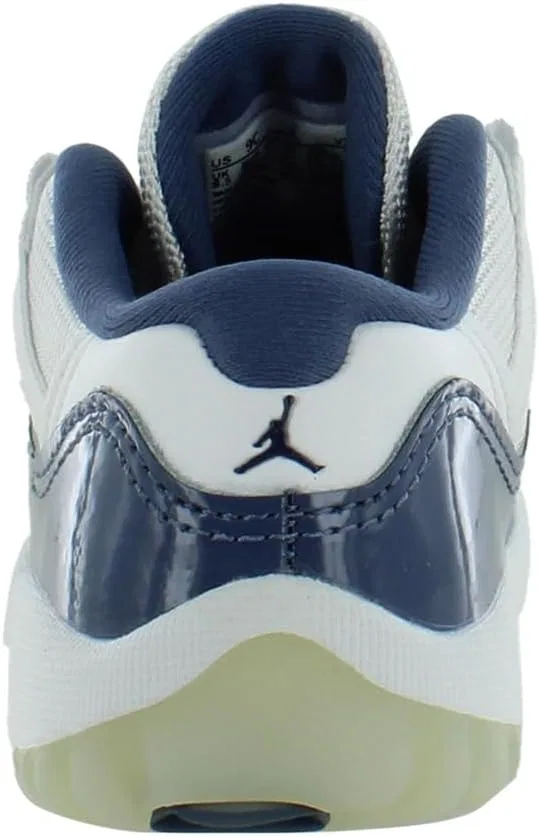 Детские кроссовки для мальчиков Air Jordan 11 Retro Low Nike, White/Midnight Navy-White — фото 3