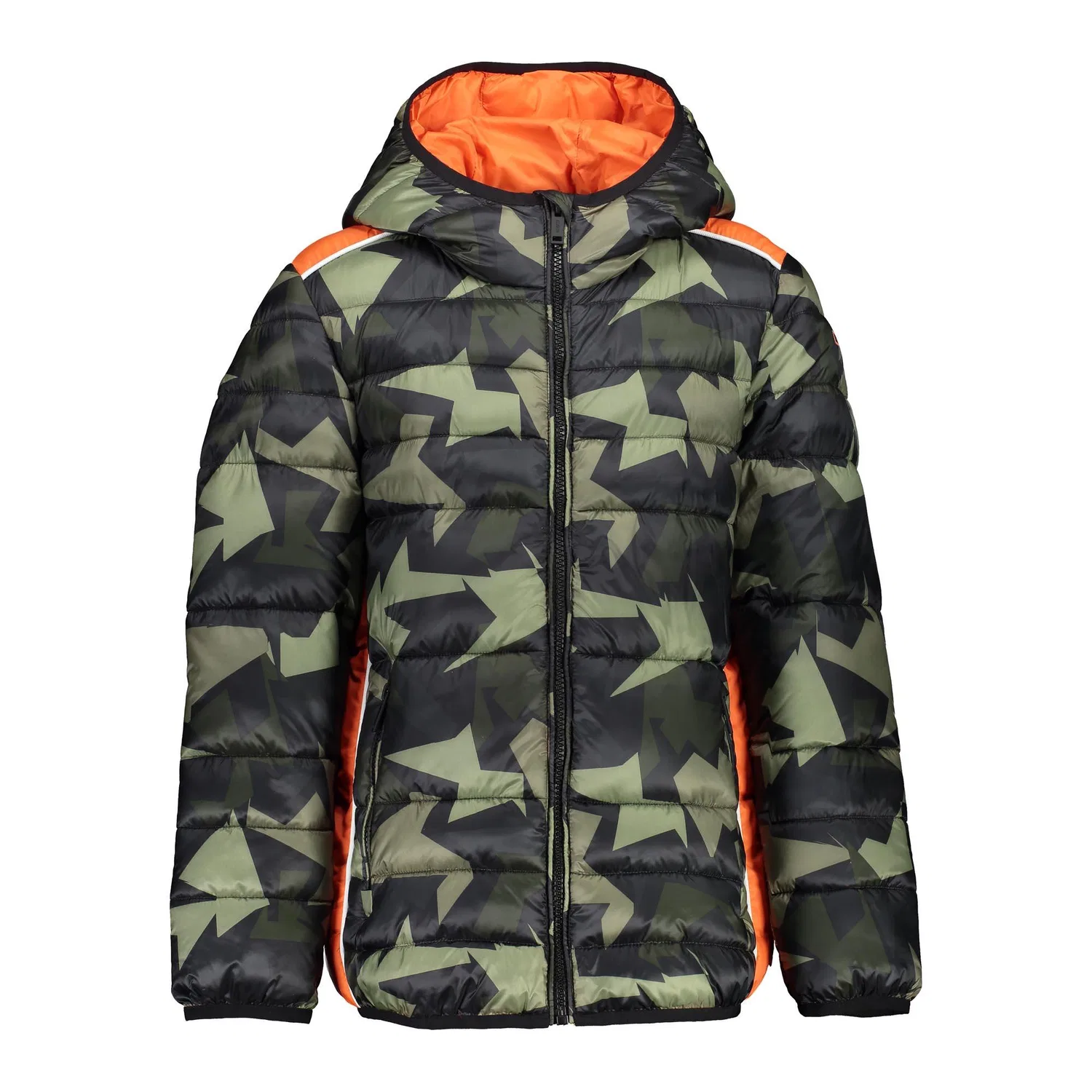 Детская куртка для мальчиков с капюшоном Fix Hood Cmp, Olivgrun Orange
