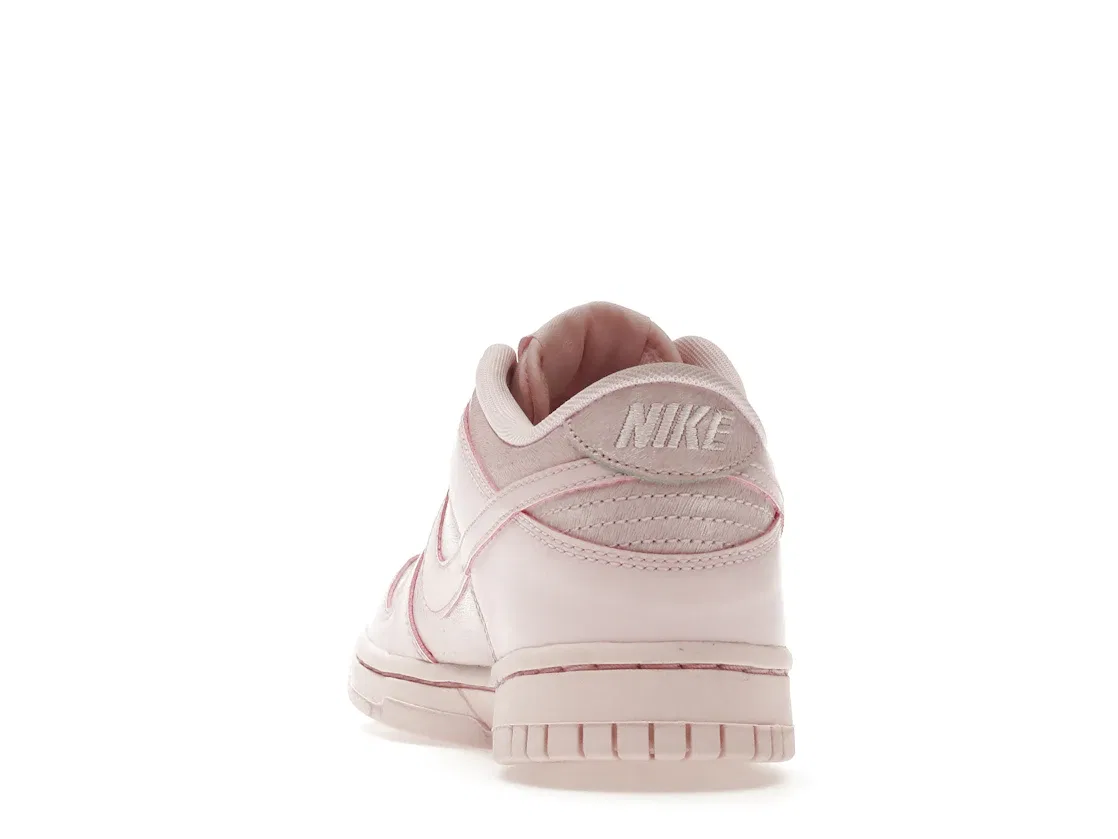 Детские кроссовки Lifestyle с перфорированным носком Nike Dunk Low Nike, Prism Pink/Prism Pink — фото 4