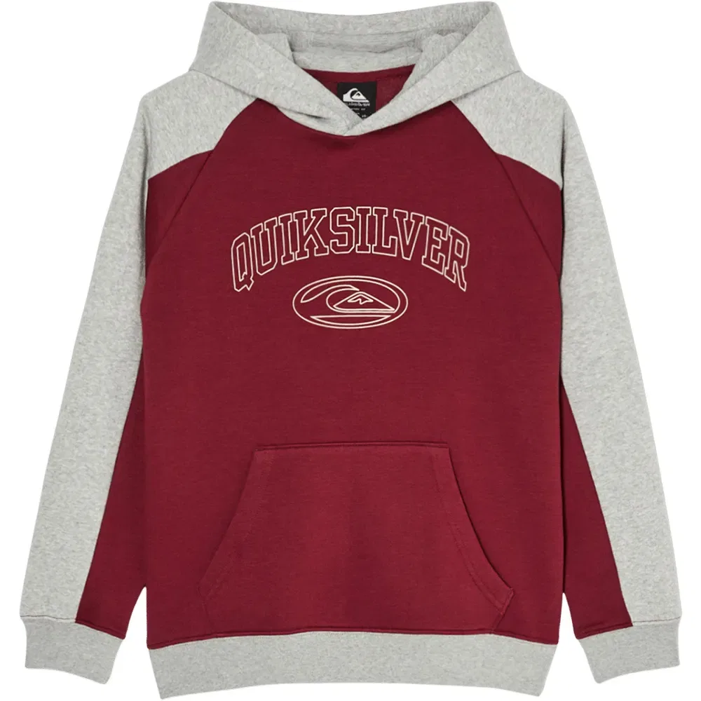 Детское худи для мальчиков с принтом No Teacher Quiksilver, Red