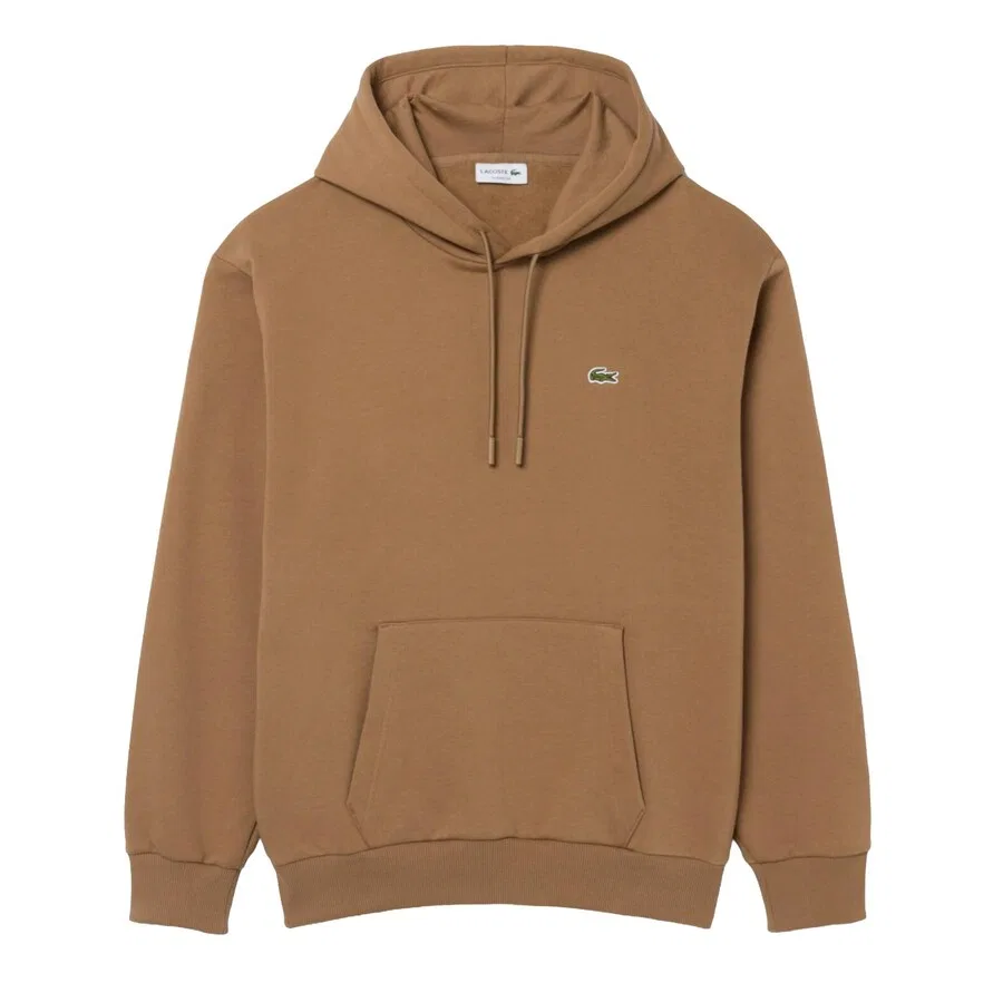 Толстовка LACOSTE коричневого цвета