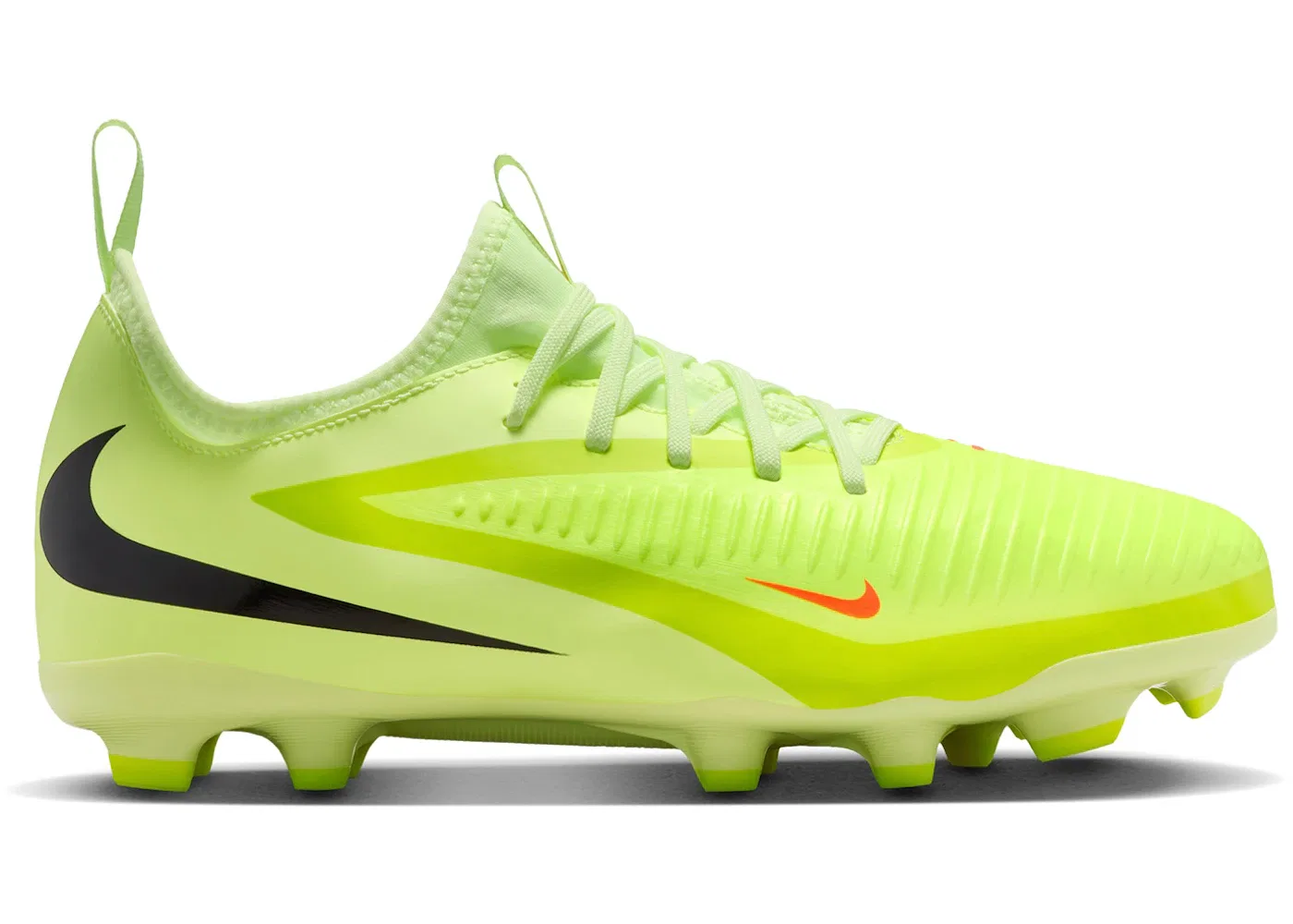 Детские бутсы с длинным рукавом Nike Phantom 6 Low Academy MG Max Voltage Pack, Hyper Crimson/Limelight/Black
