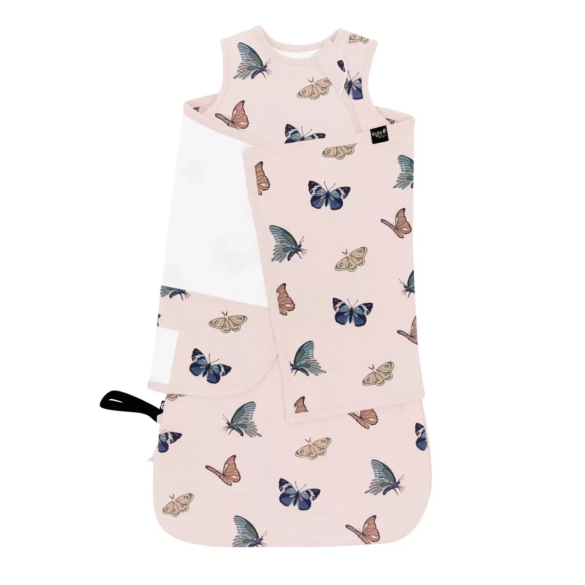 Детский спальный мешок с длинным рукавом Kyte Baby INFANT BASICS/FURNITURE, Blush Butterfly