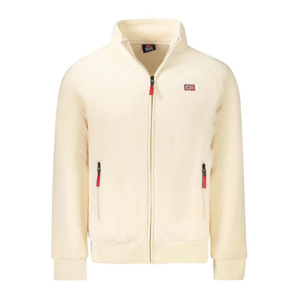 

Белая мужская спортивная куртка из полиэстера Geographical Norway