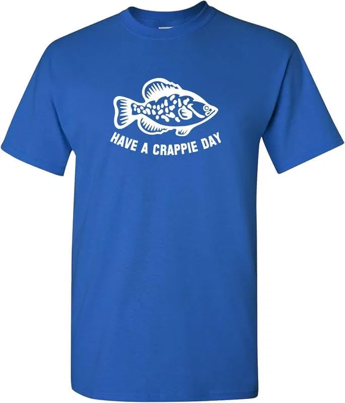 Футболка с принтом Crappie Day GENERIC, Royal