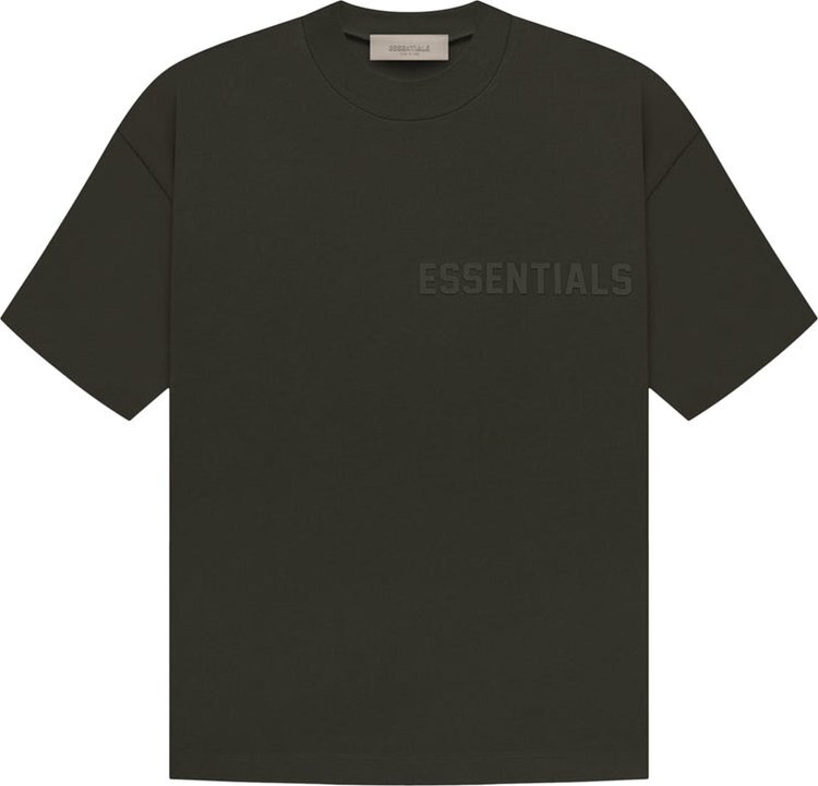 

Футболка Fear of God Essentials Short-Sleeve Tee 'Off Black', черный