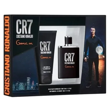 Парфюмерный набор для мужчин с гелем для душа 30 мл CR7 Game On, Eau De Toilette