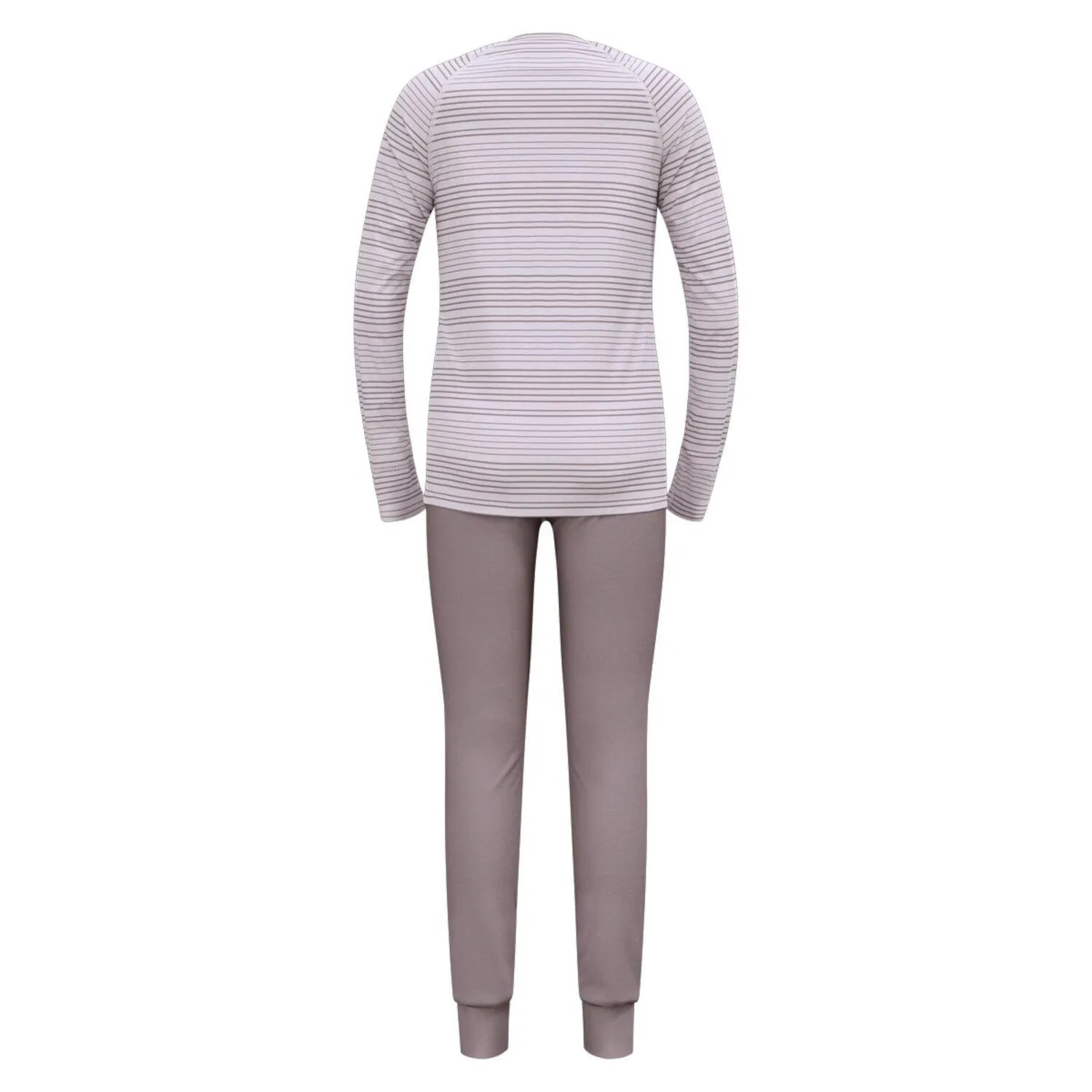 Детский термокостюм Active Warm Eco Set Long Odlo, Королевский Пурпурный / Светло-серый — фото 2
