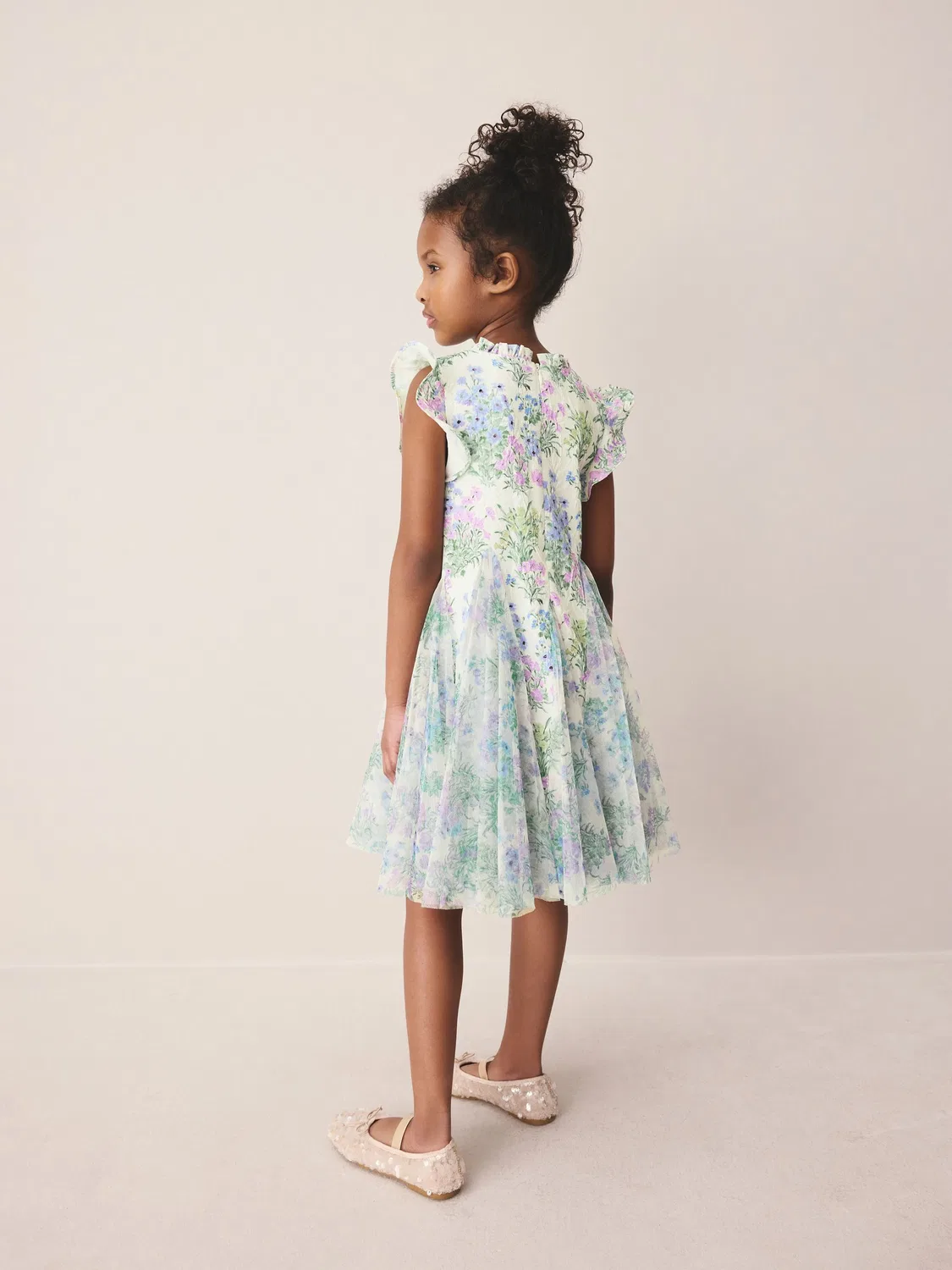 Платье фактурное Megan Laura Ashley, голубой — фото 4