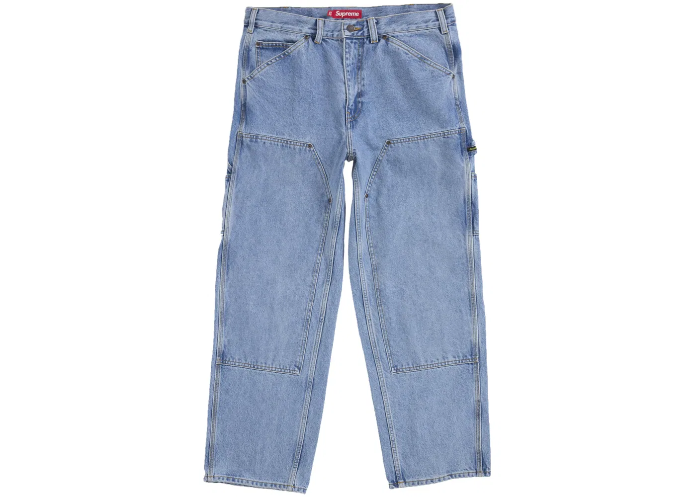 Мужские джинсы Supreme Double Knee Painter Pant (FW24), Washed Indigo