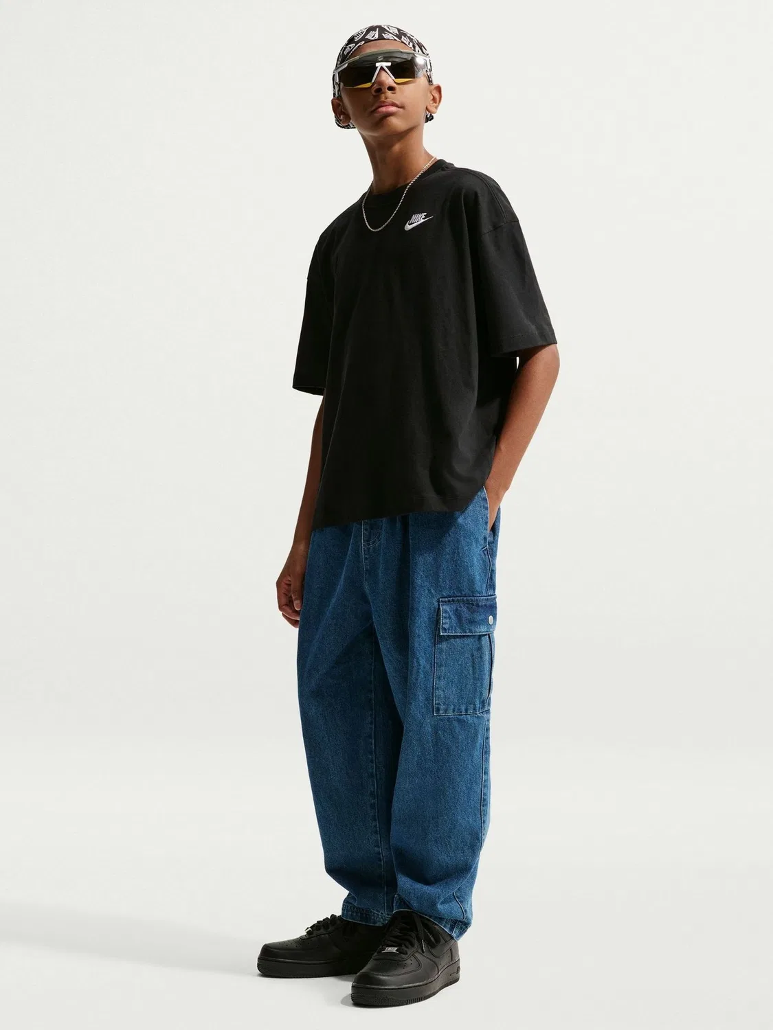 Футболка Nike Sportswear Oversized Futura Nike, черный