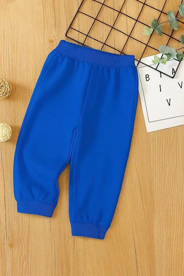 Детские спортивные штаны для девочек с эластичным манжетом Benroma, Saks Blue