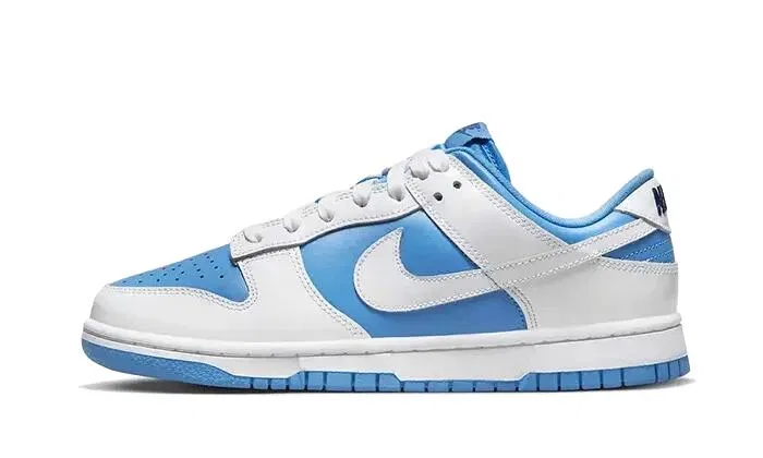Детские кроссовки с ретро-дизайном Dunk Low Reverse UNC Nike, Hellblau