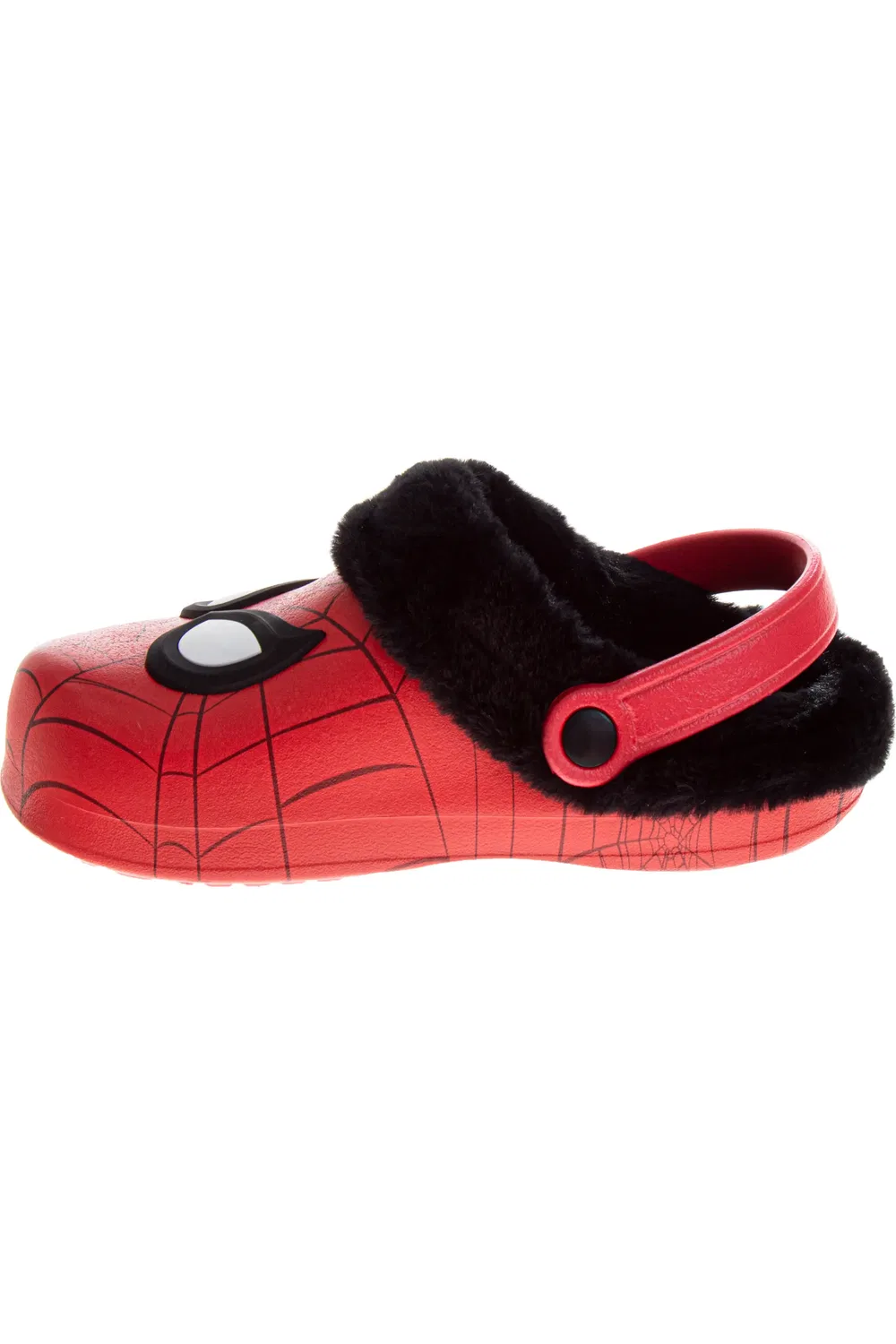 Детские тапочки слипоны с подкладкой из флиса Spider-Man Clogs Spider-Man, красный — фото 3