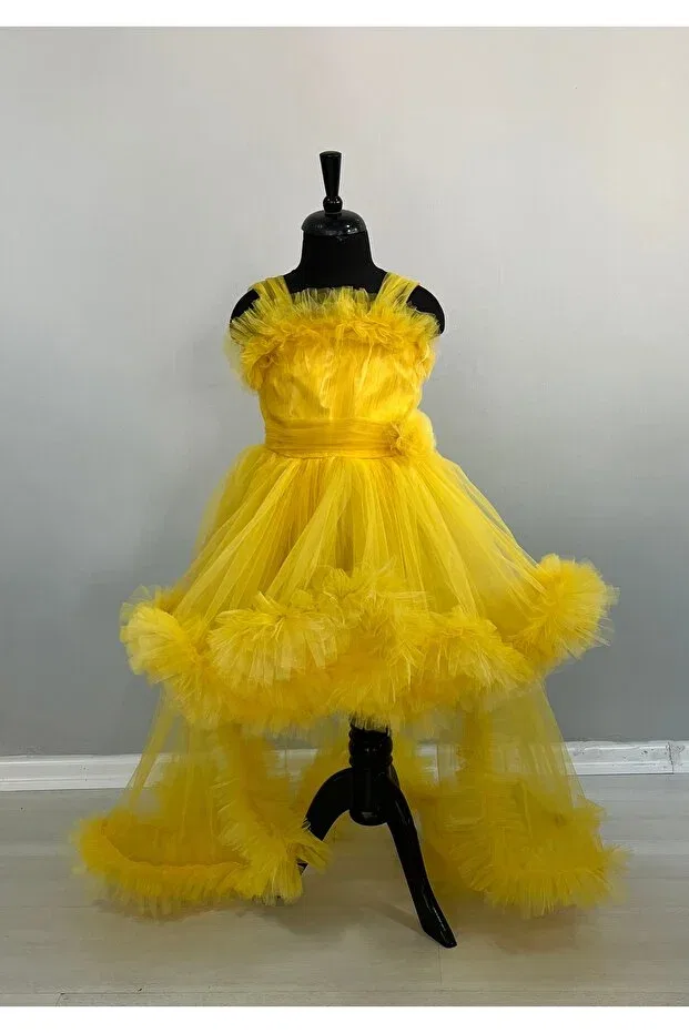 Детское платье для девочек с воланами Süer Butik, Sari